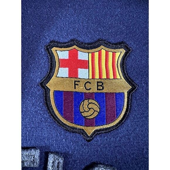 FCB FB Barcelona 1899 Hoodie Soccer Football Sweatshirt Men’s Large - Picture 5 of 10